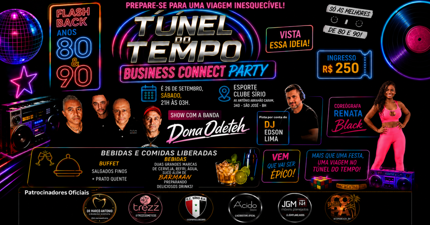 Túnel do Tempo - Anos 80 & 90