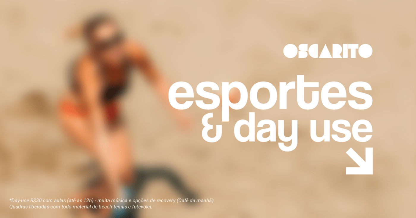 Esportes e Day use Domingo no Oscarito