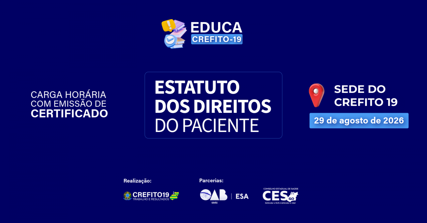 EDUCA CREFITO 19 - ESTATUTO DOS DIREITOS DO PACIENTE
