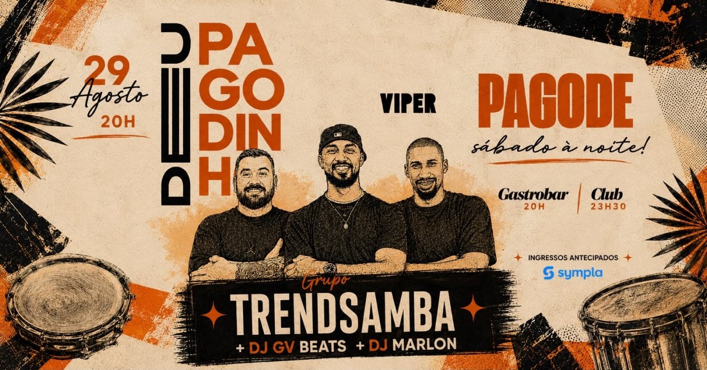 DEU PAGODINHO - SÁBADO TUBARÃO