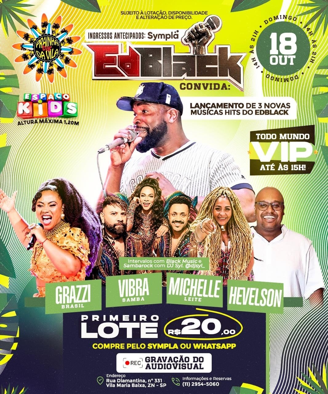 Gravação do Audiovisual do Ed Black no Prainha da Vila!!! (18/10)