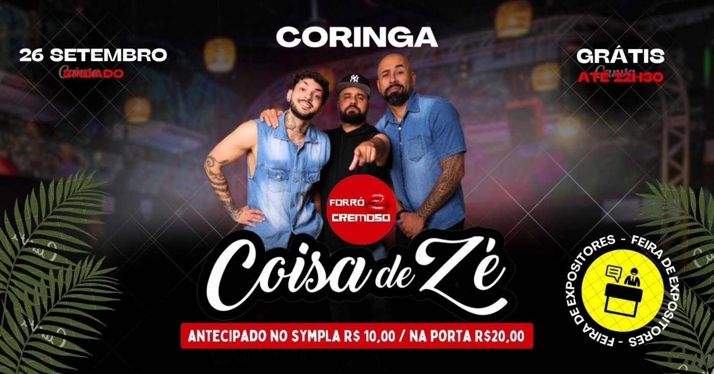 FORRÓ CREMOSO apresenta COIZA DE ZÉ 26.09