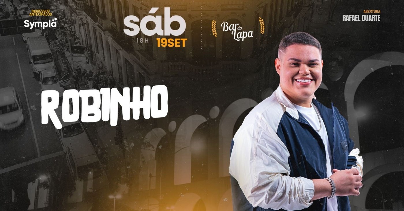 ROBINHO NO BAR DA LAPA