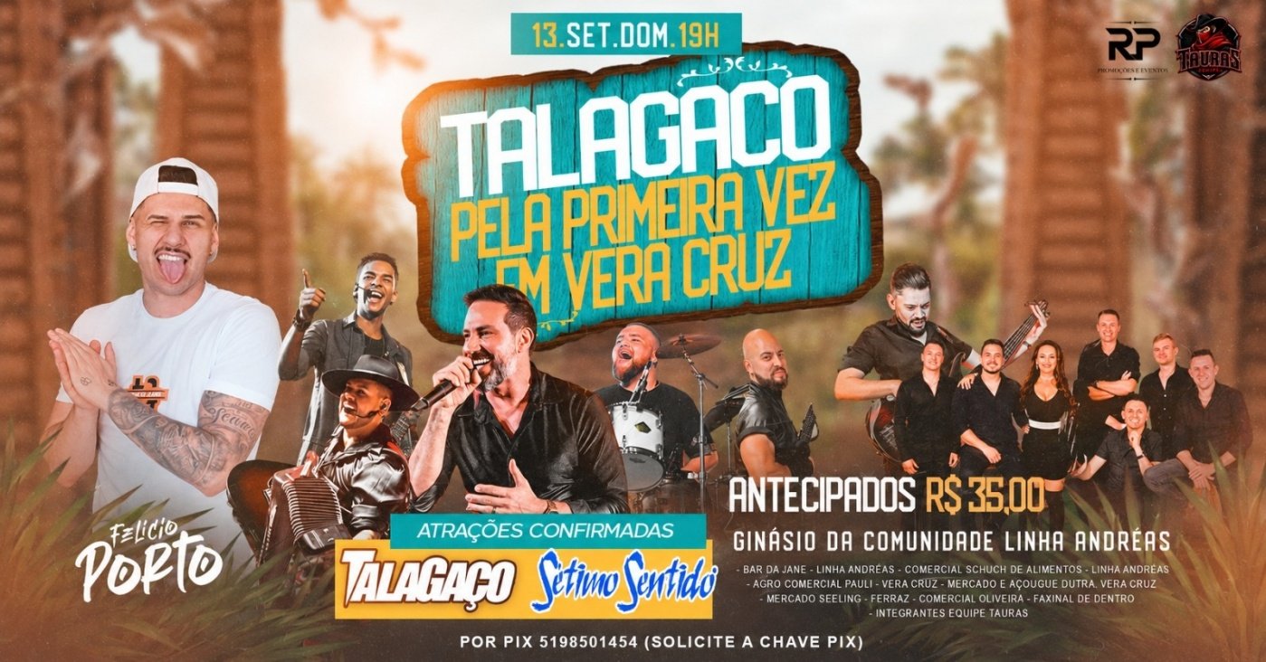 LINHA ANDREAS - VERA CRUZ - TALAGAÇO AO VIVO