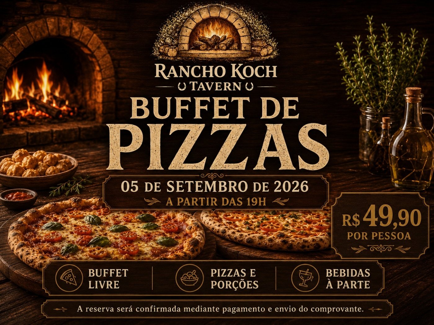 Buffet de Pizzas Rancho Koch Tavern