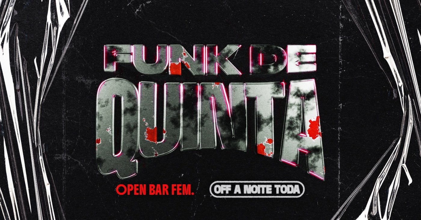FUNK DE QUINTA - OPEN BAR FEMININO