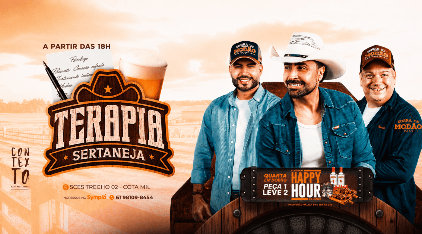 Surra de Modão + Cardápio em Dobro | 23.09 | Varanda do Contexto