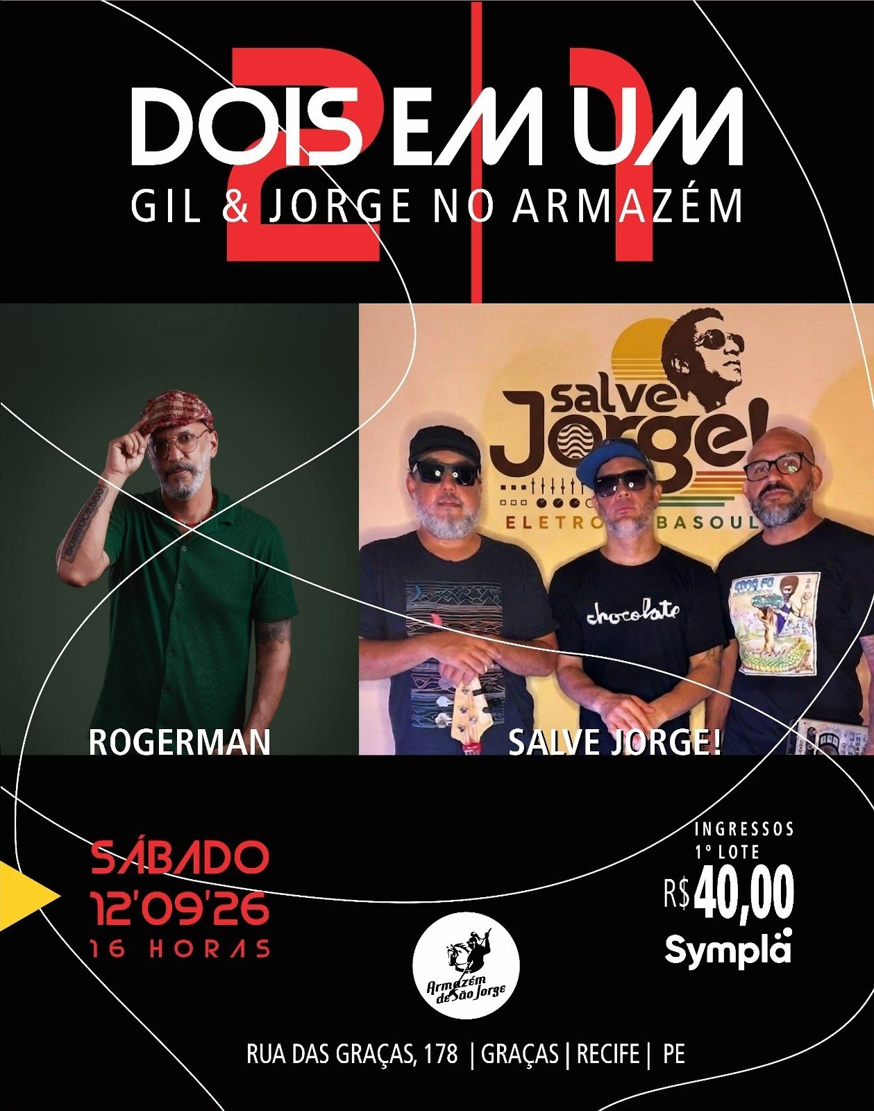 Salve Jorge e Rogerman canta Gil