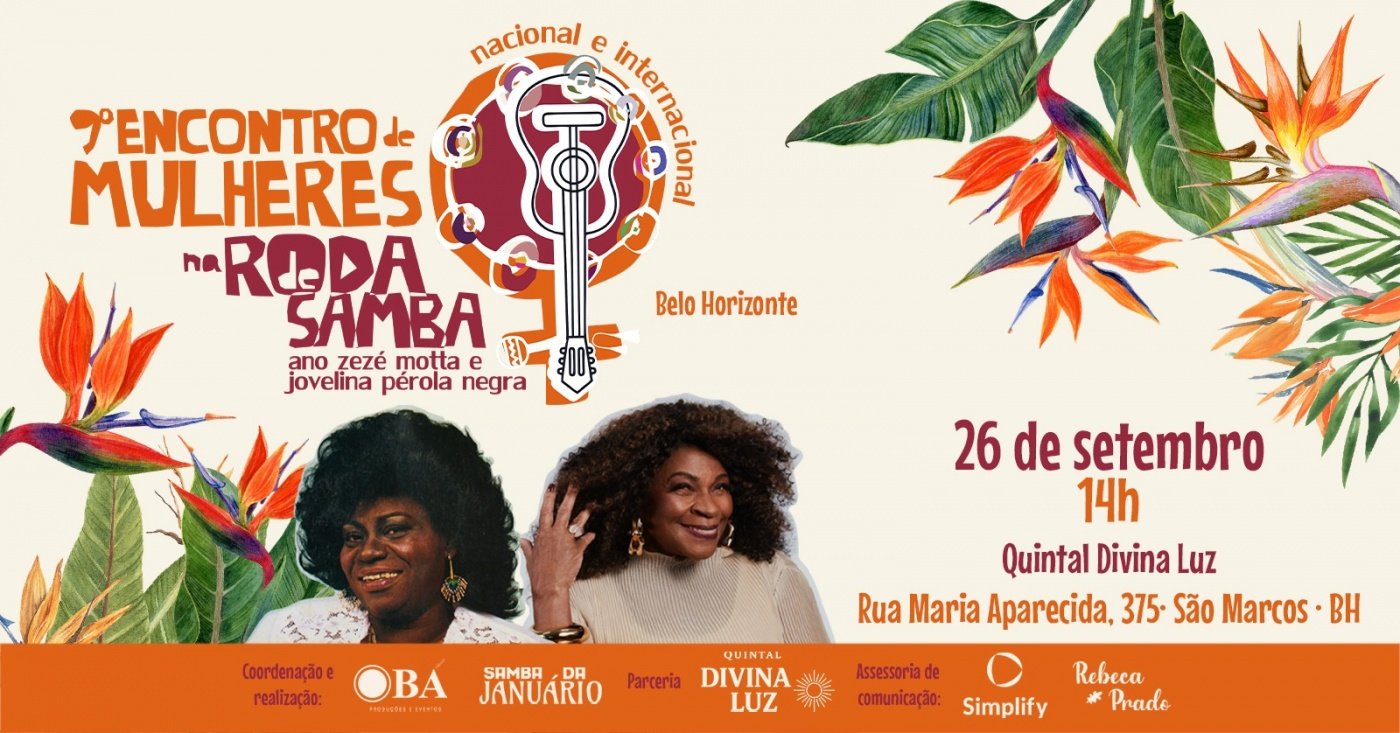 9º Encontro Nacional e Internacional das Mulheres na Roda de Samba | BH