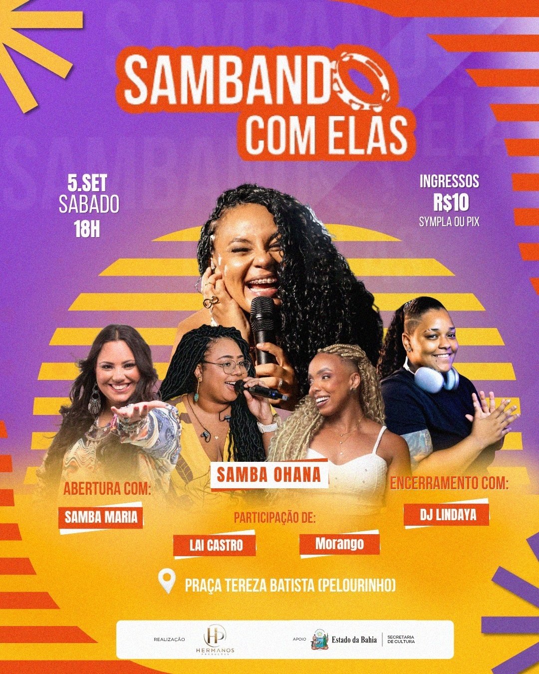 SAMBANDO COM ELAS - 13° EDIÇÃO