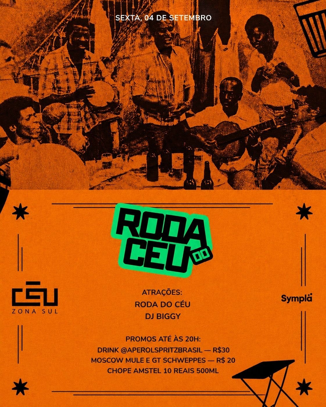 Roda do Céu - Sexta 04/09