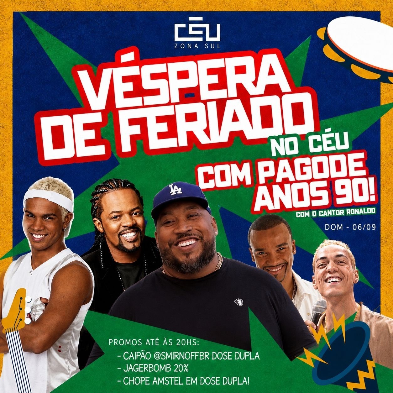 VESPERA DE FERIADO COM PAGODE ANOS 90 - CANTOR RONALDO