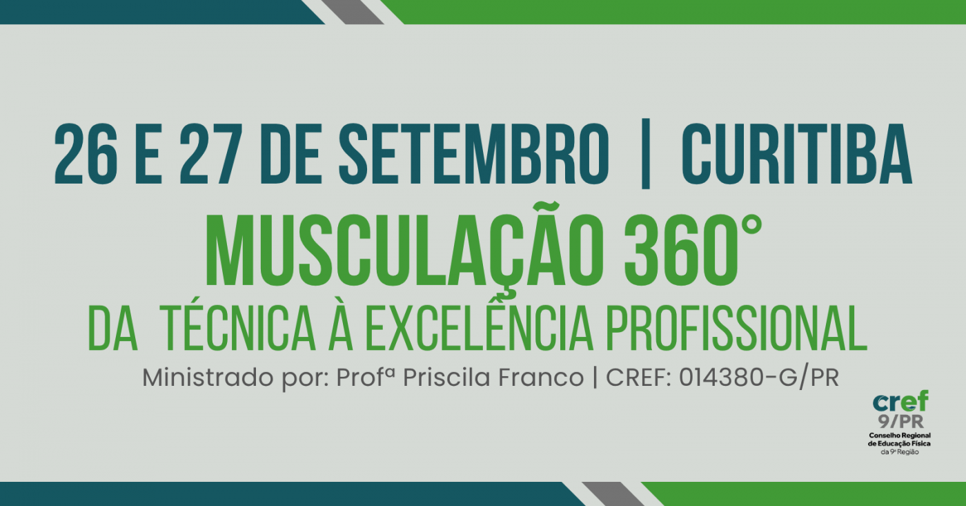 MUSCULAÇÃO 360° - Da Técnica à Excelência Profissional