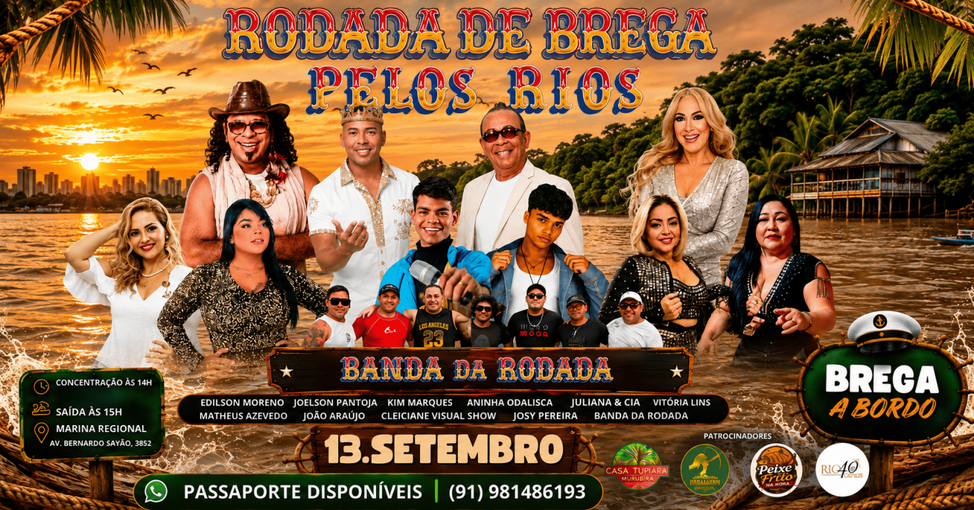 RODADA DE BREGA PELOS RIOS