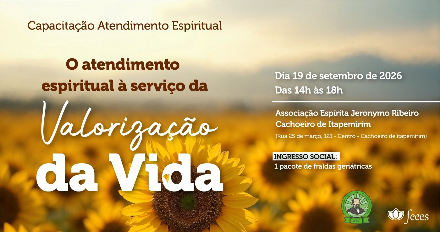 Seminário - O Atendimento Espiritual à serviço da Valorização da Vida