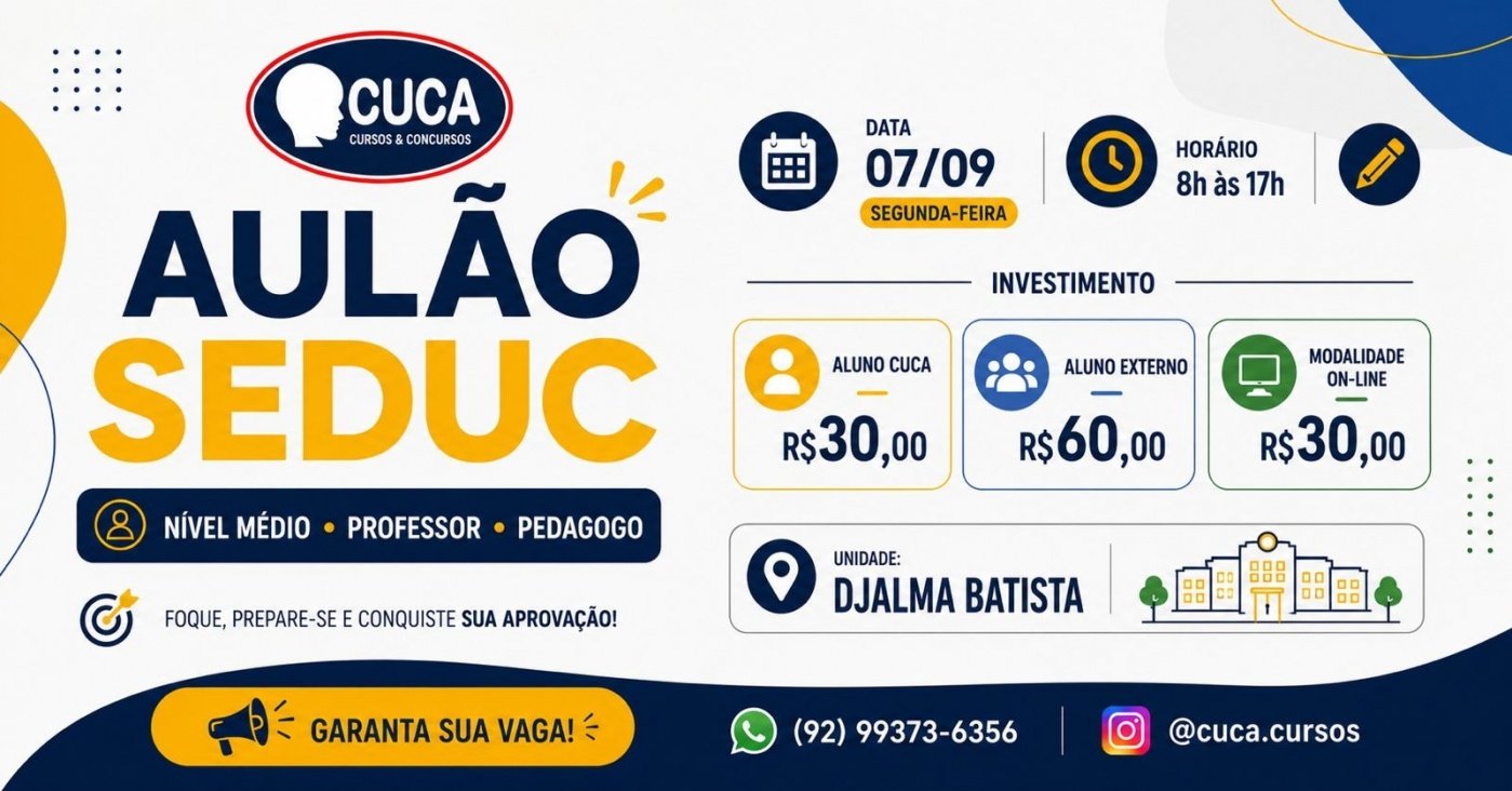 AULÃO SEDUC - DJALMA BATISTA 07/09
