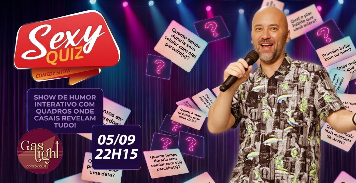 SEXY QUIZ - PARA CASAIS com MARCO ZENNI / STAND UP COMEDY em CURITIBA