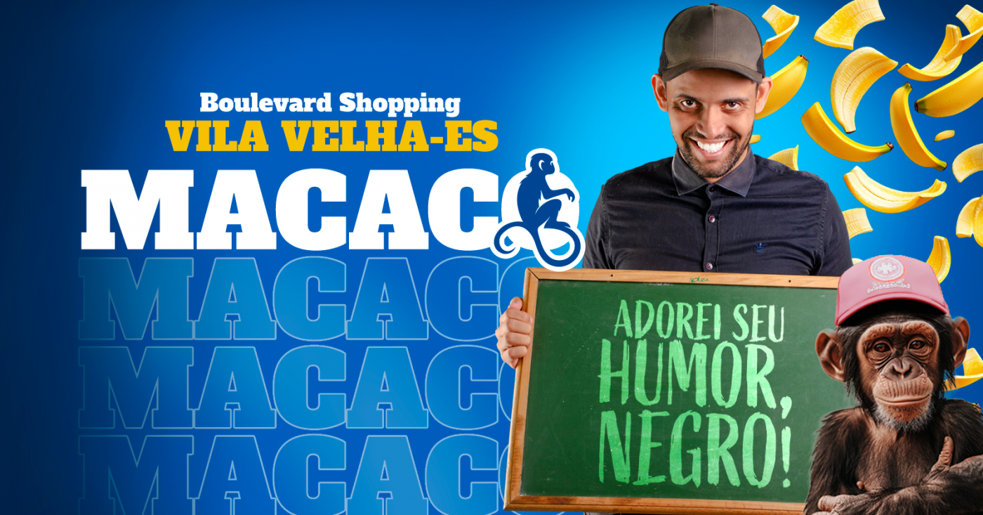 Adorei seu humor, Negro! Com Macaco.