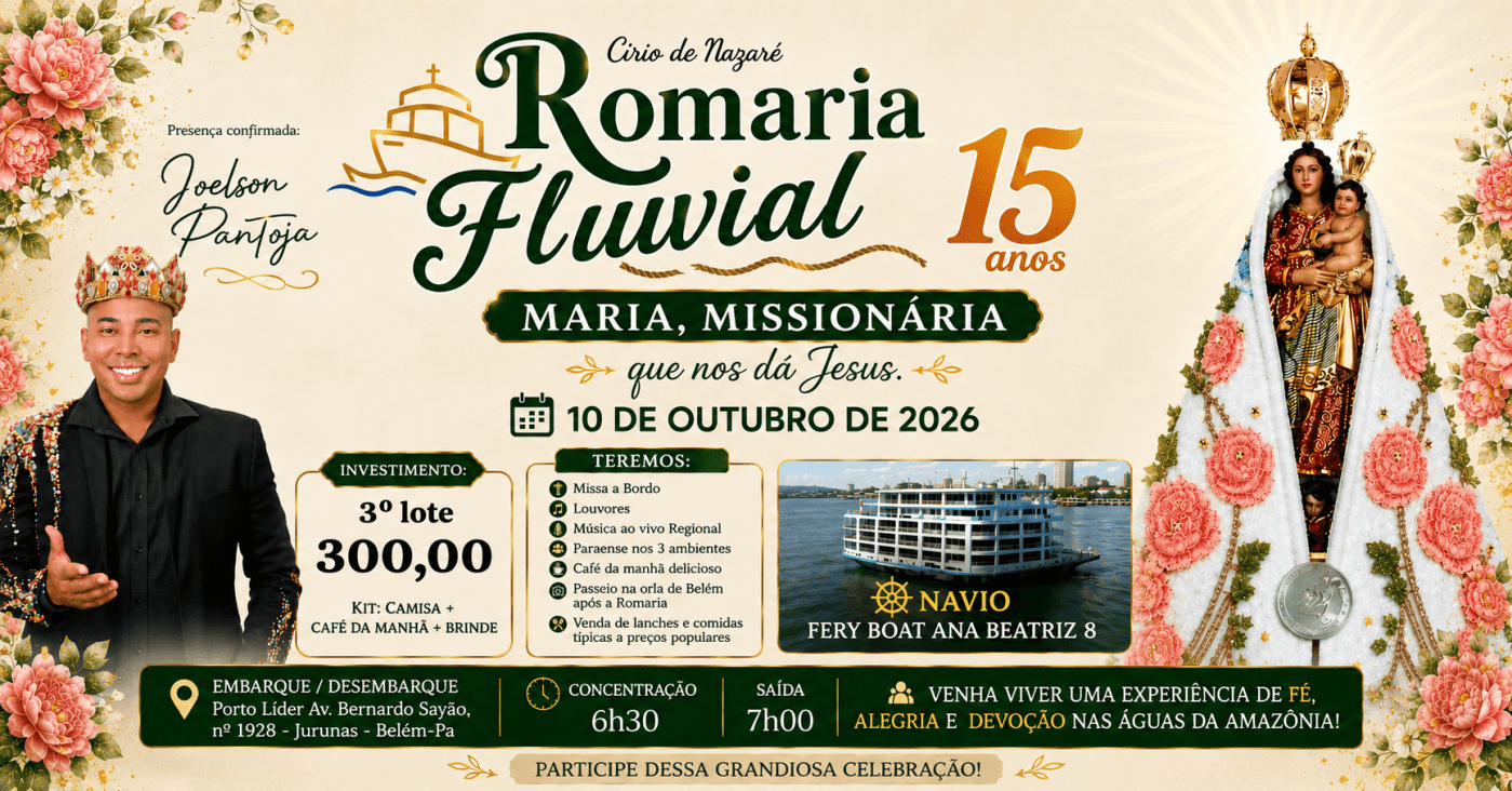 ROMARIA FLUVIAL - JOELSON PANTOJA O PRÍNCIPE DO PARÁ