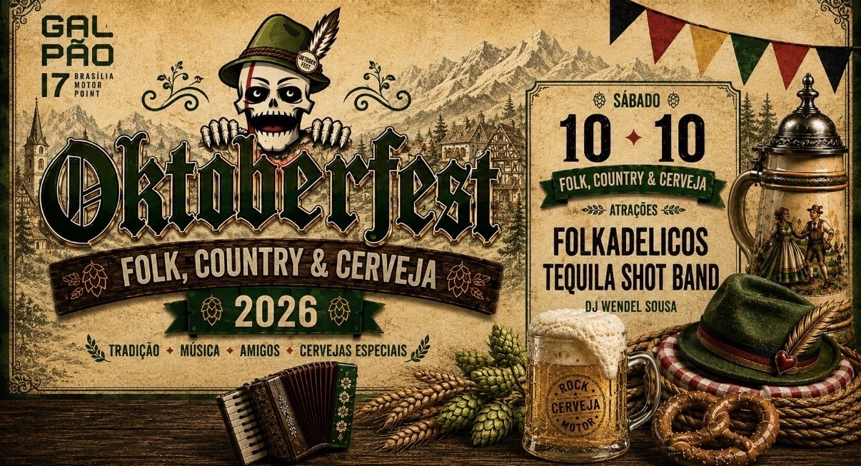 Oktoberfest - Folk & Country - Galpão 17