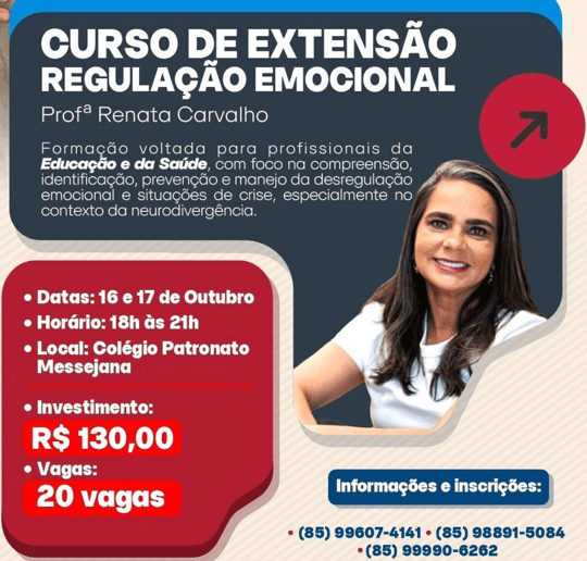 CURSO DE EXTENSÃO: REGULAÇÃO EMOCIONAL