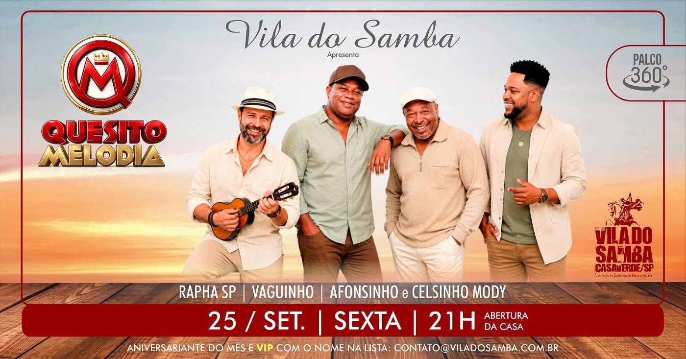 QUESITO MELODIA NA VILA DO SAMBA