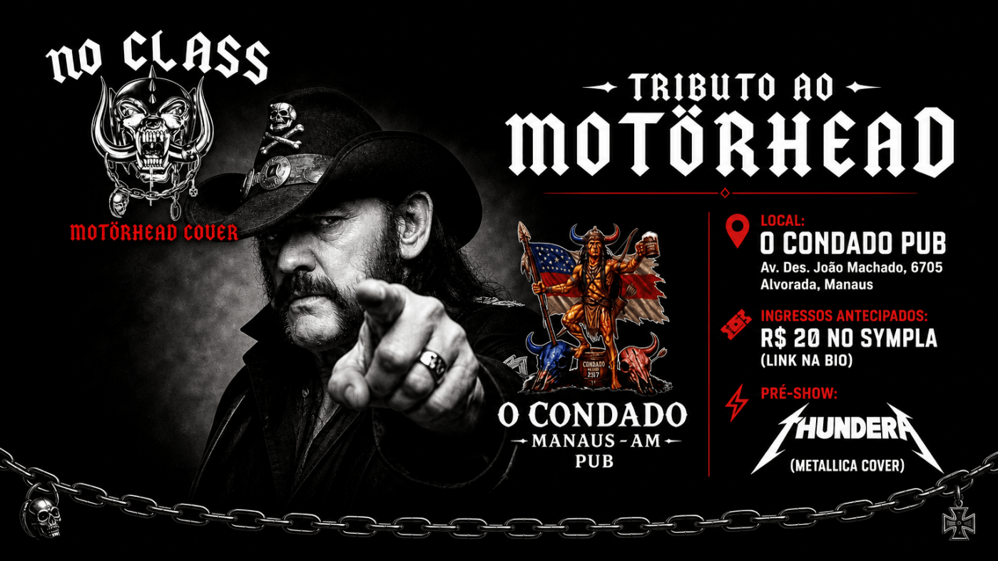 NO CLASS TRIBUTO AO MOTÖRHEAD EM MANAUS