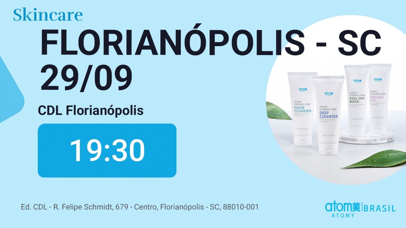 Skincare de produtos coreanos - Florianópolis / SC - 29/09/2026