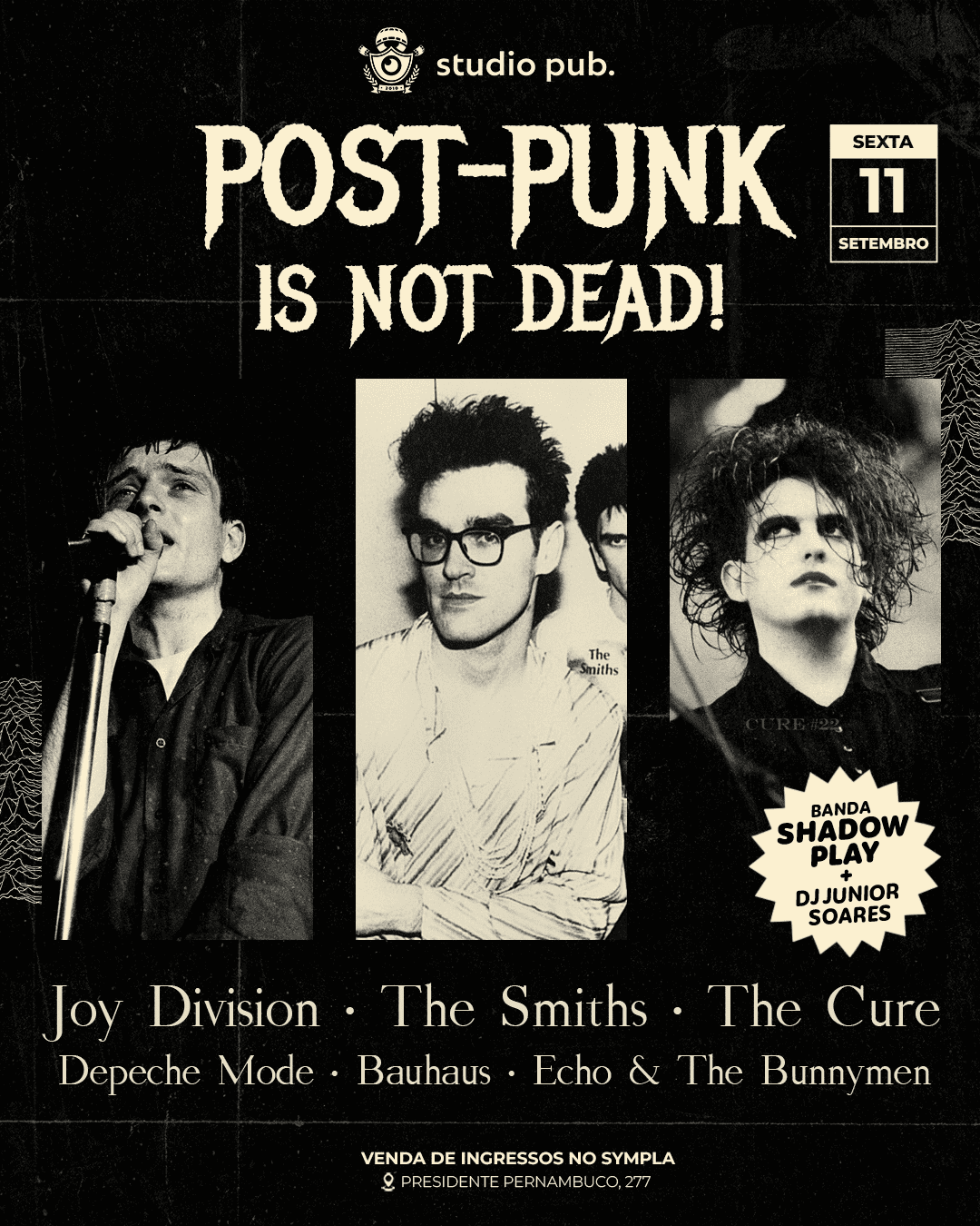 POST-PUNK IS NOT DEAD @StudioPub 11/09