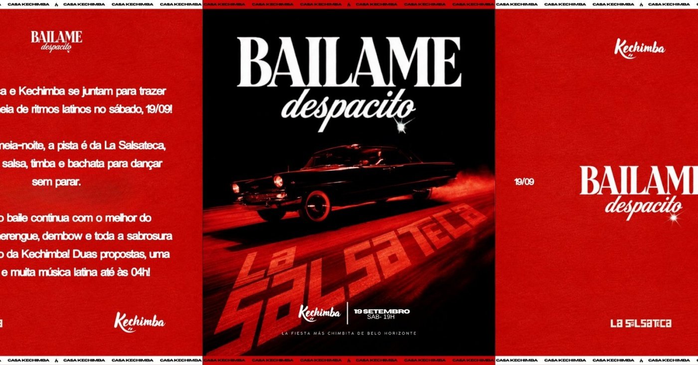 LA SALSATECA X KECHIMBA - BAILAME DESPACITO - 19/09 ÀS 19H