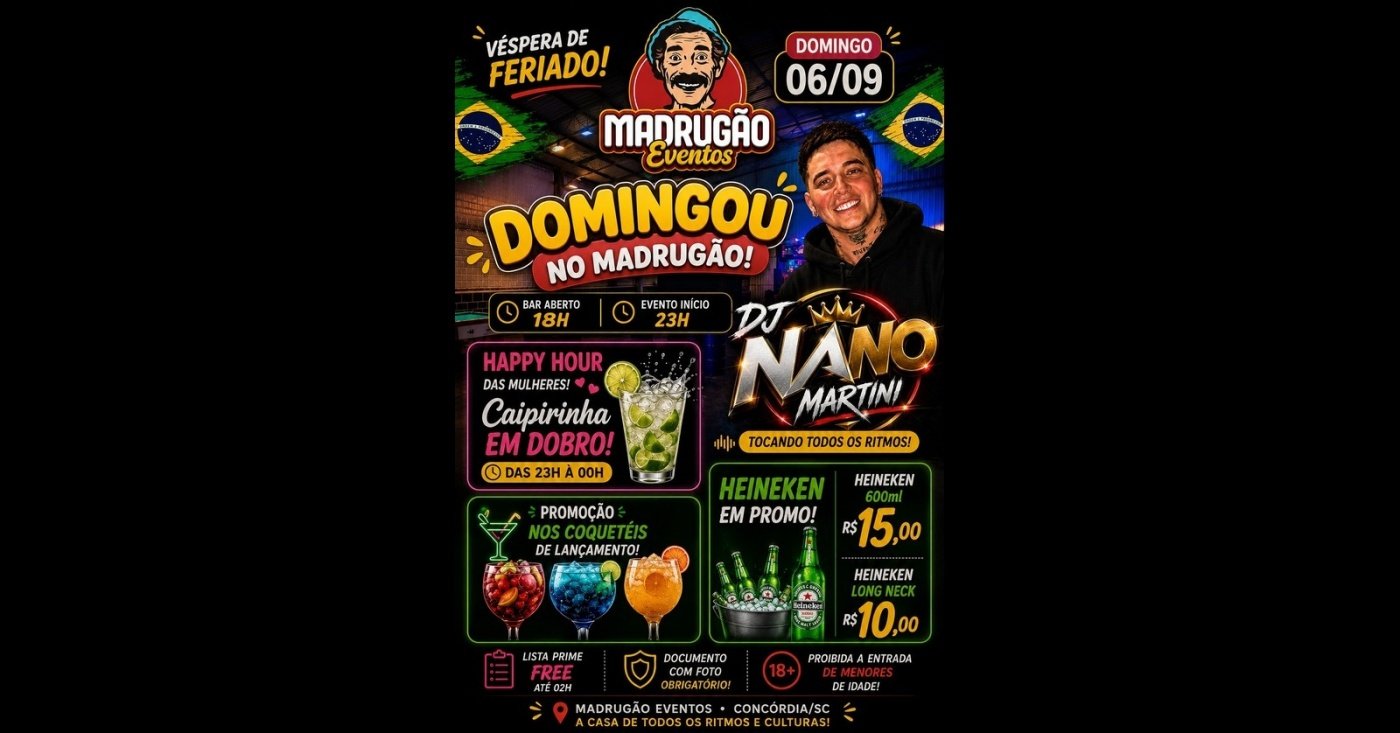 Domingou no Madrugão