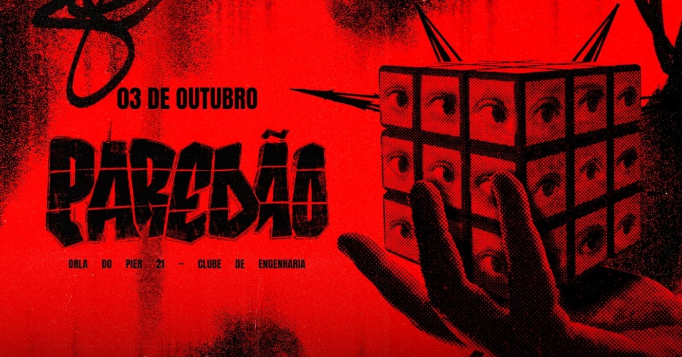 FESTA PAREDÃO | SÁBADO (03/10) ÀS 20H |ORLA DO LAGO PARANOÁ - CLUBE DE ENGENHARIA