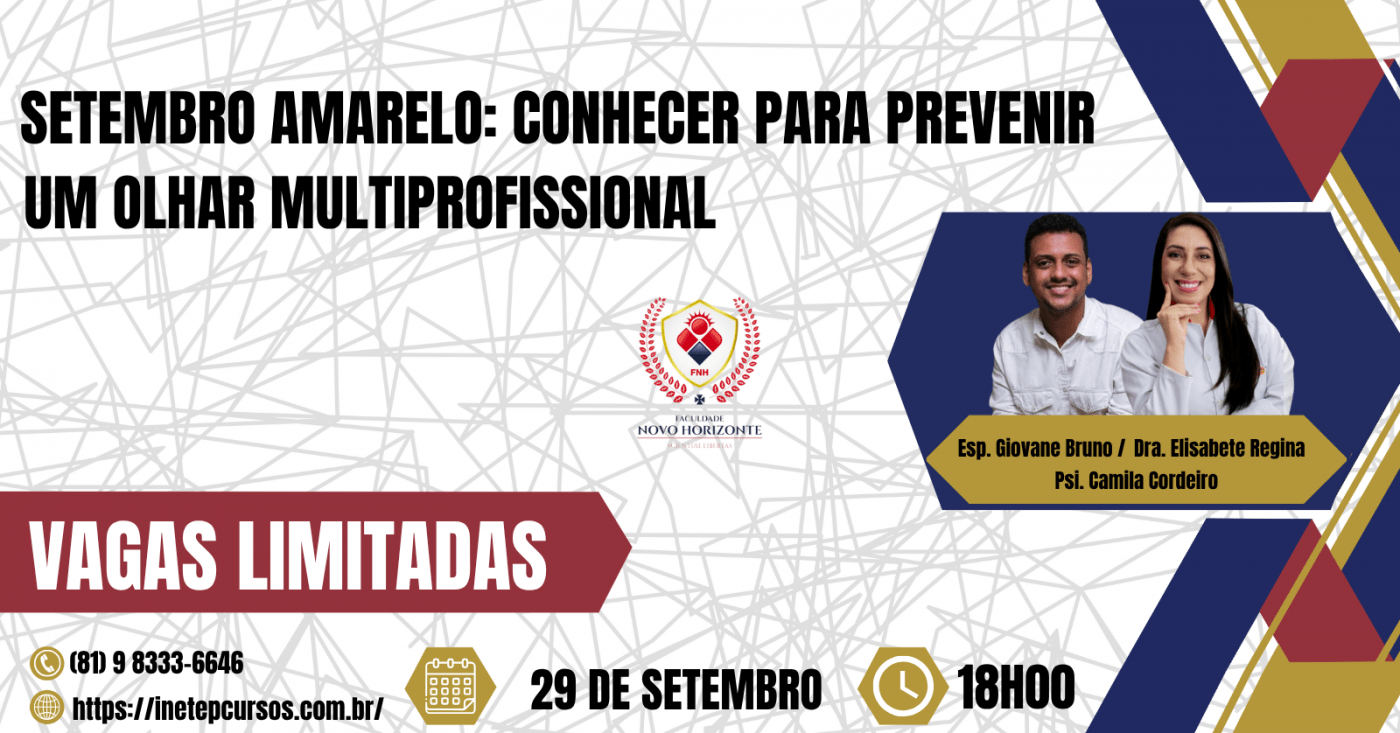 Setembro Amarelo: Conhecer para Prevenir