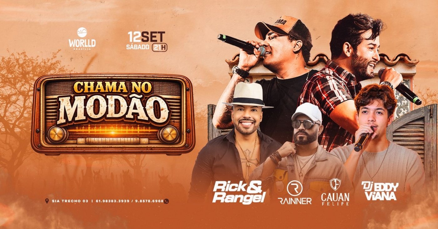 CHAMA NO MODÃO | Worlld Brasília