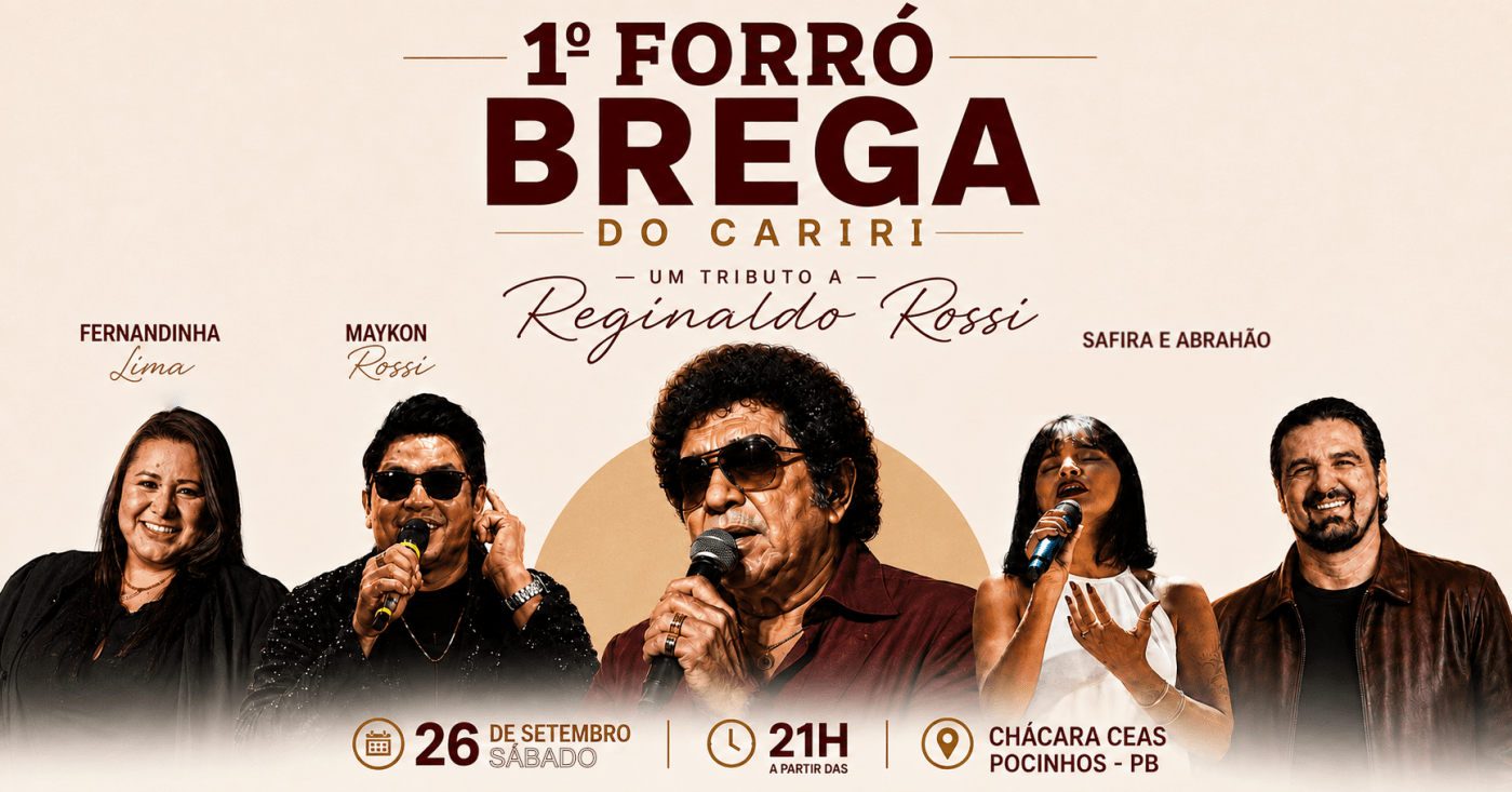 1º FORRÓ BREGA DO CARIRI - Um Tributo a Reginaldo Rossi