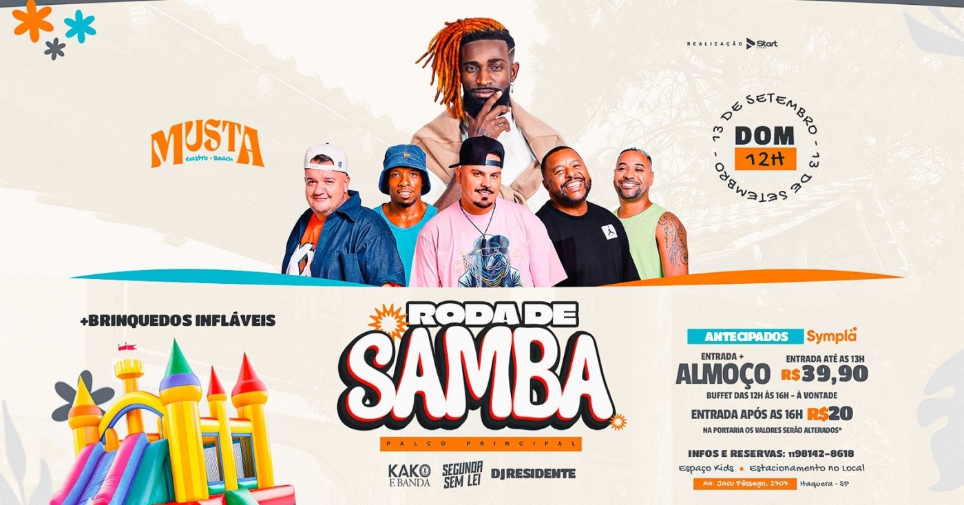 SEGUNDA SEM LEI - KAKO CHOCOLATA PALCO PRINCIPAL NO MUSTA GASTRO BEACH ITAQUERA