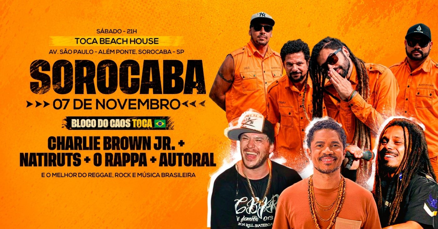 Bloco do Caos na Toca Sorocaba | Turnê Nosso Canto (Festa da Música Brasileira)