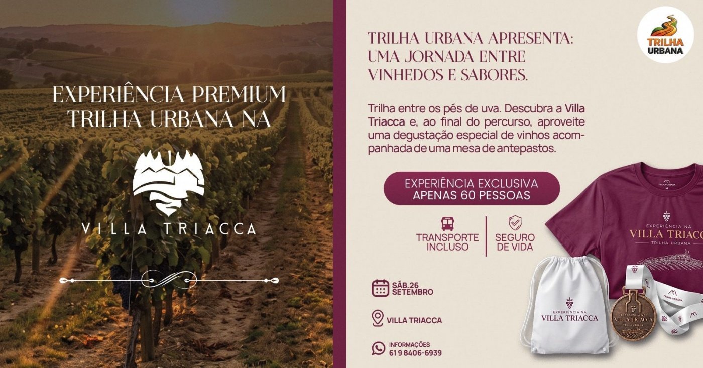 TRILHA URBANA EXPERIÊNCIA VILLA TRIACCA