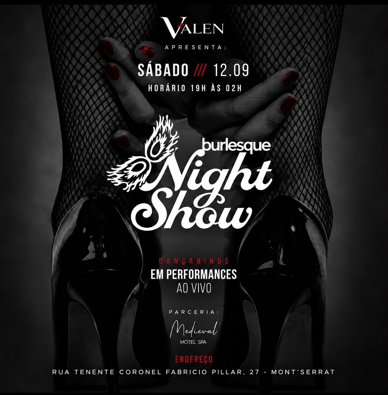 SÁB.12/09l Burlesque Night Show