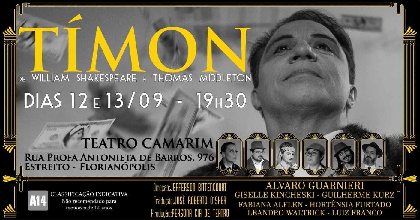TÍMON de William Shakespeare e Thomas Middleton