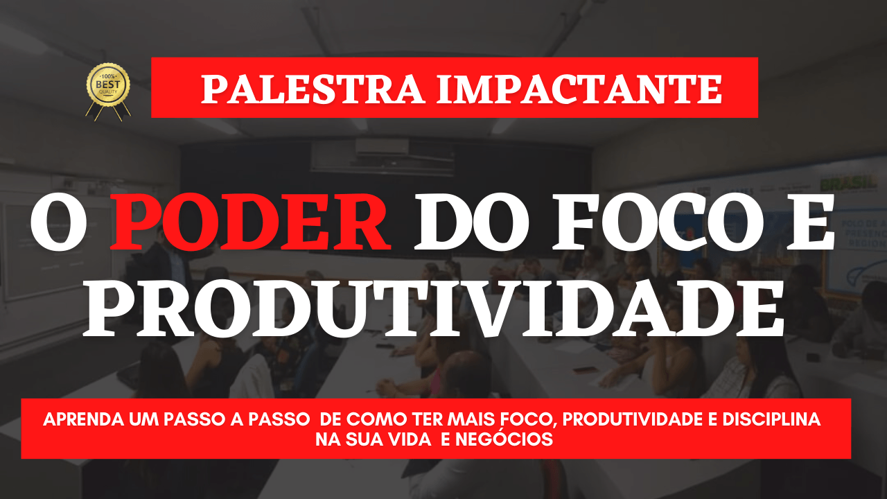 O PODER DO FOCO - MAIS DE 4 MIL PESSOAS JÁ ASSISTIRAM ESSE AULÃO