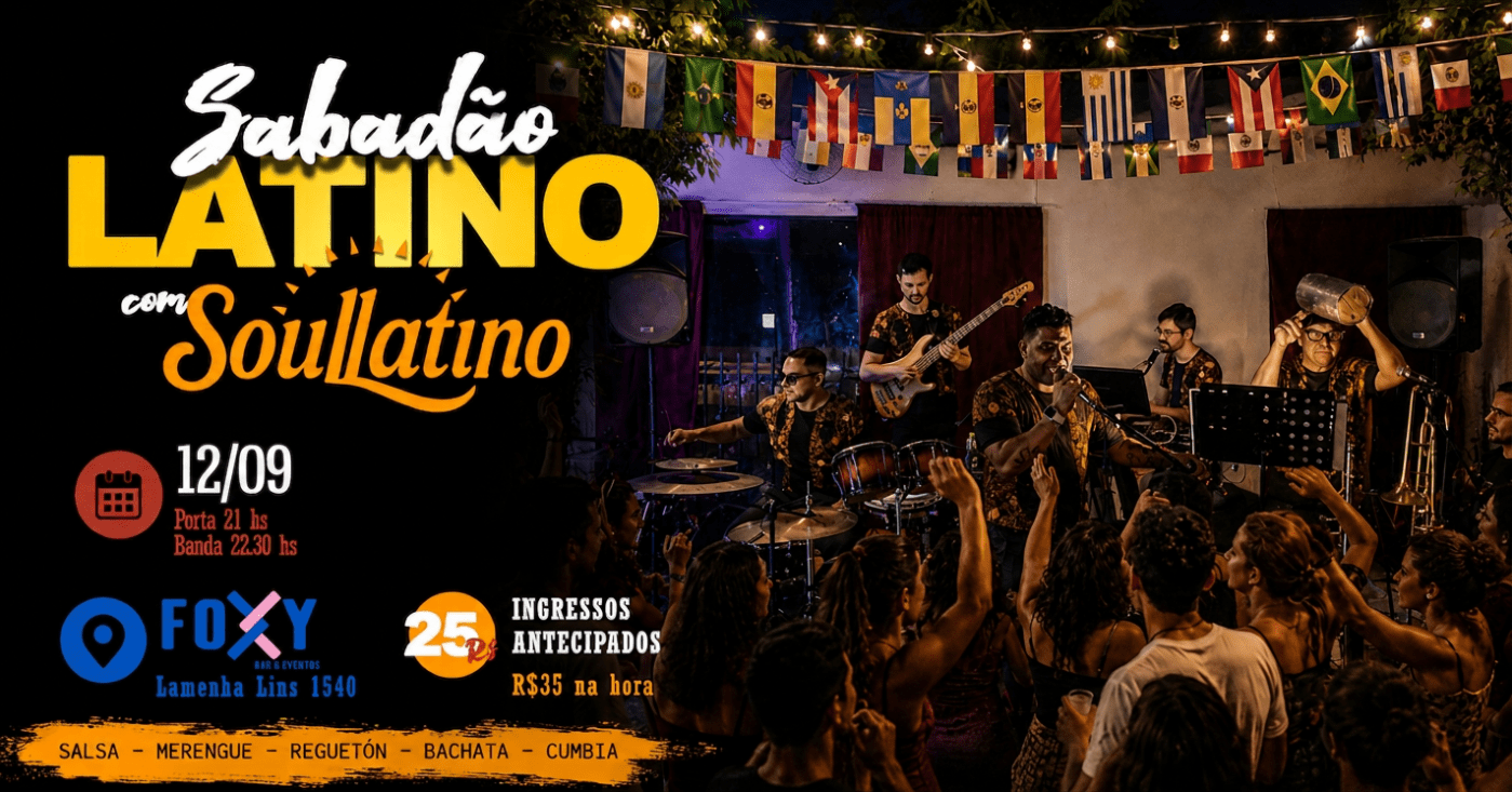 Sabadão Latino com Aulão de Dança