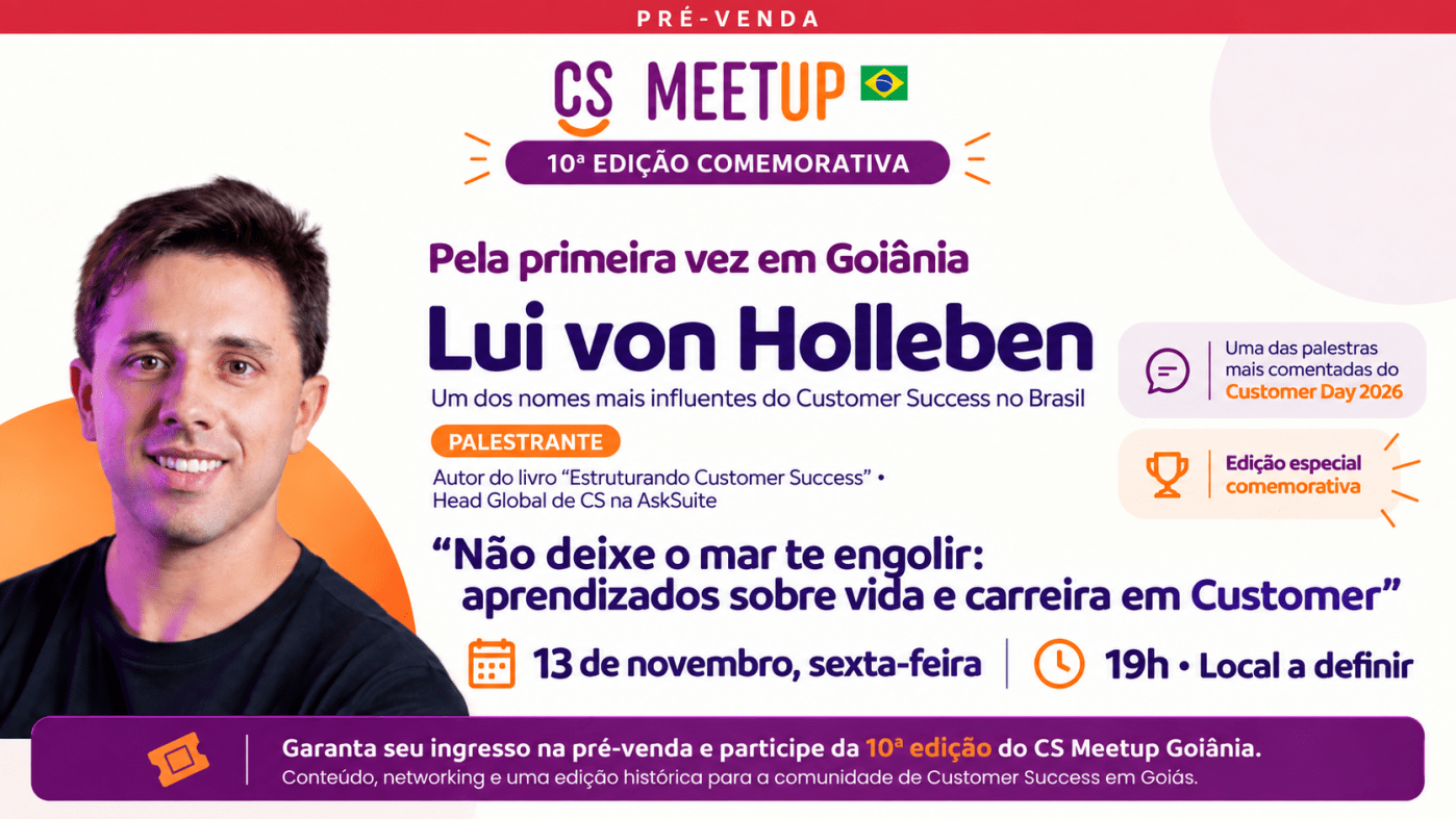 Customer Success Meetup Goiânia - 10ª Edição