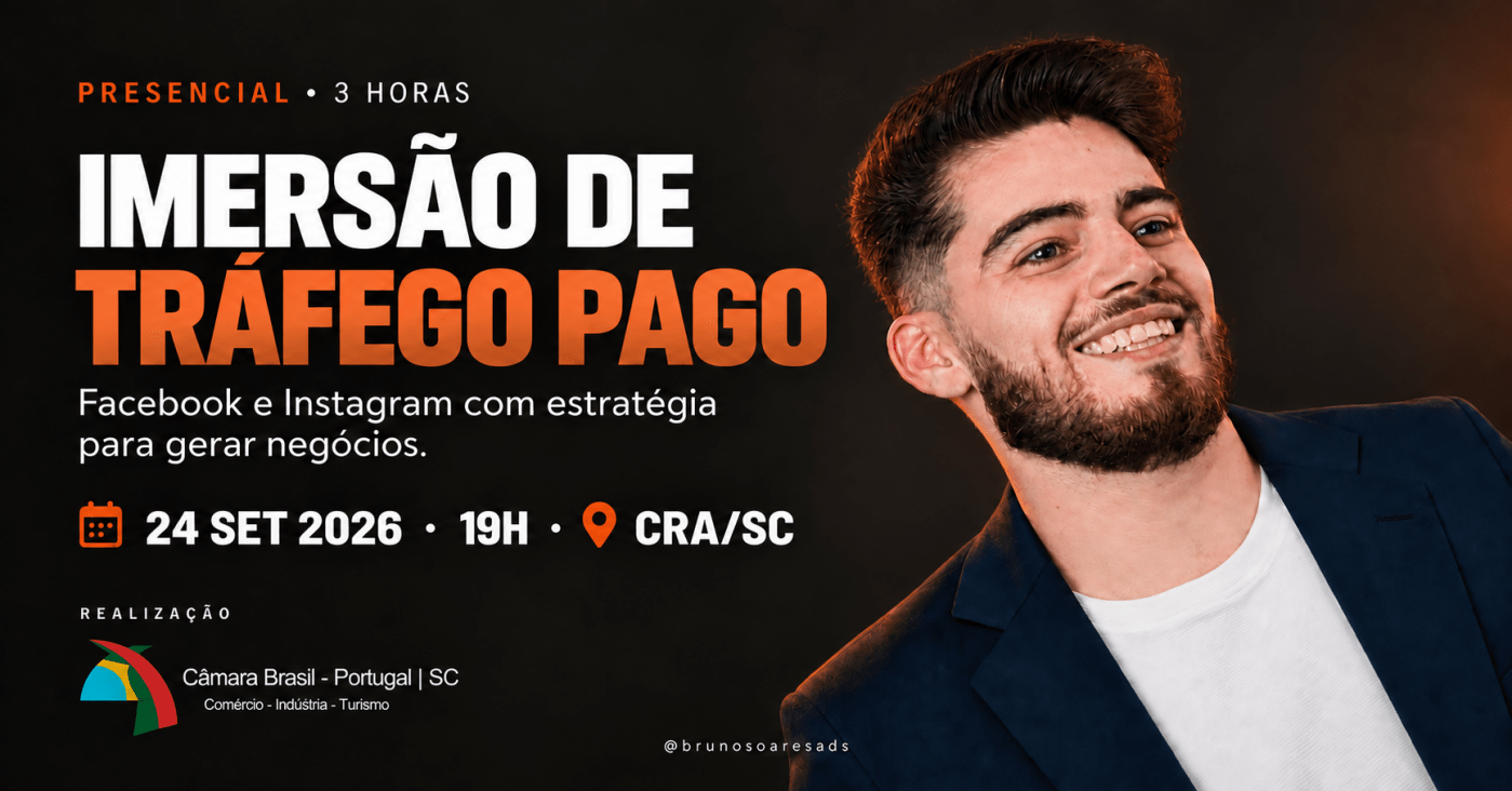 Imersão de Tráfego Pago em Florianópolis | Facebook e Instagram Ads