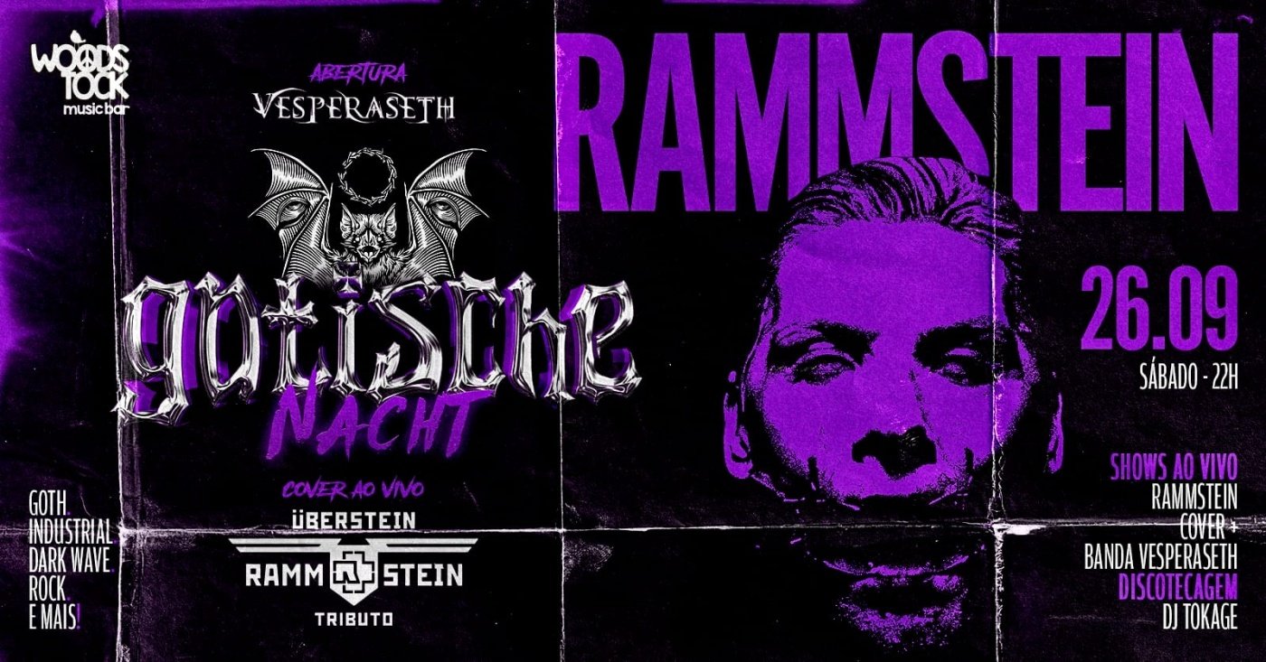 Gotische Nacht - Uberstein Rammstein tributo e Vesperaseth ao vivo