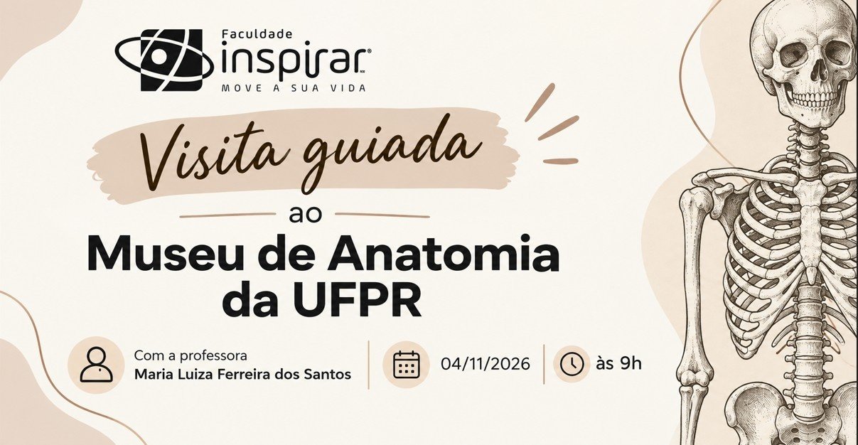 Visita guiada ao Museu de Anatomia da UFPR