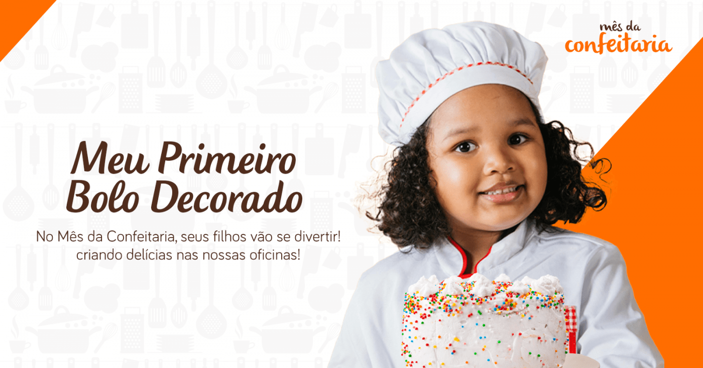 Oficina Mini Chef - Meu Primeiro Bolo Decorado