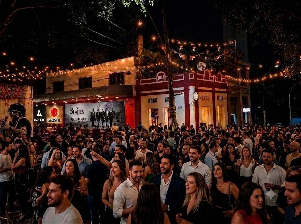 SHOW DA BANDA SGT PEPPER NO ROOFTOP Quando a Afonso Pena encontra Abbey Road