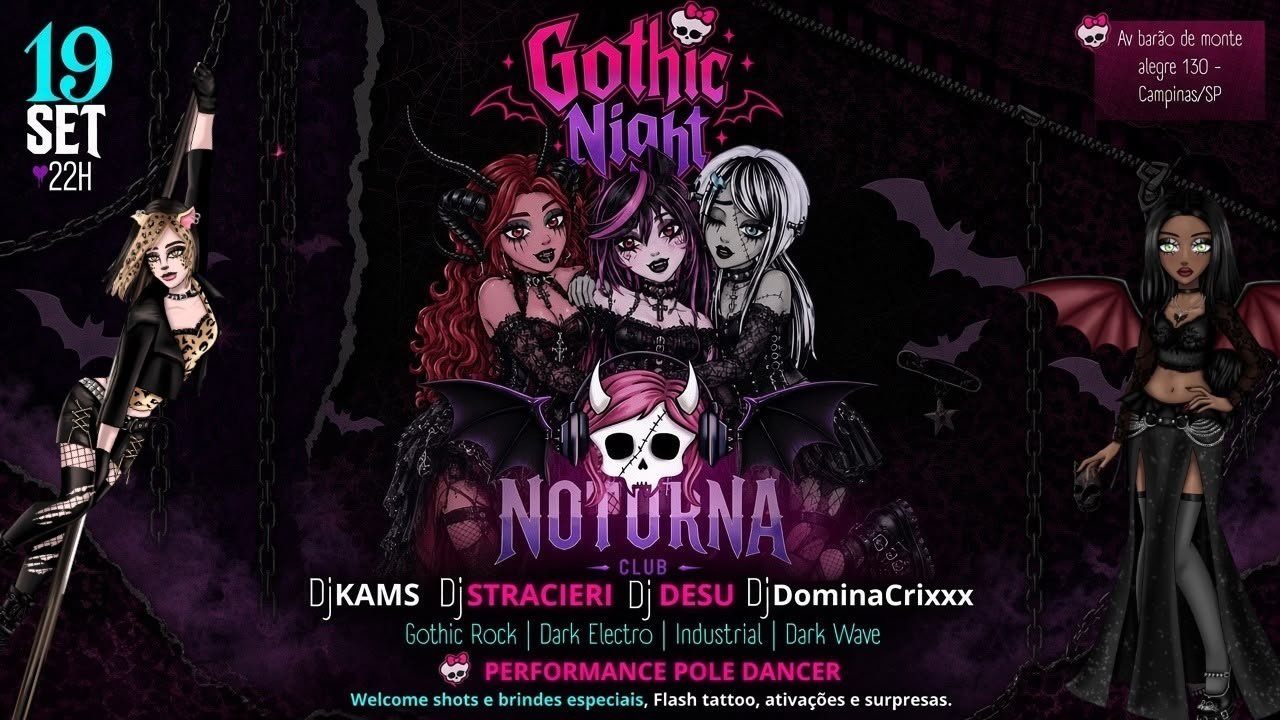 NOTURNA MONSTER HIGH - GOTHIC NIGHT