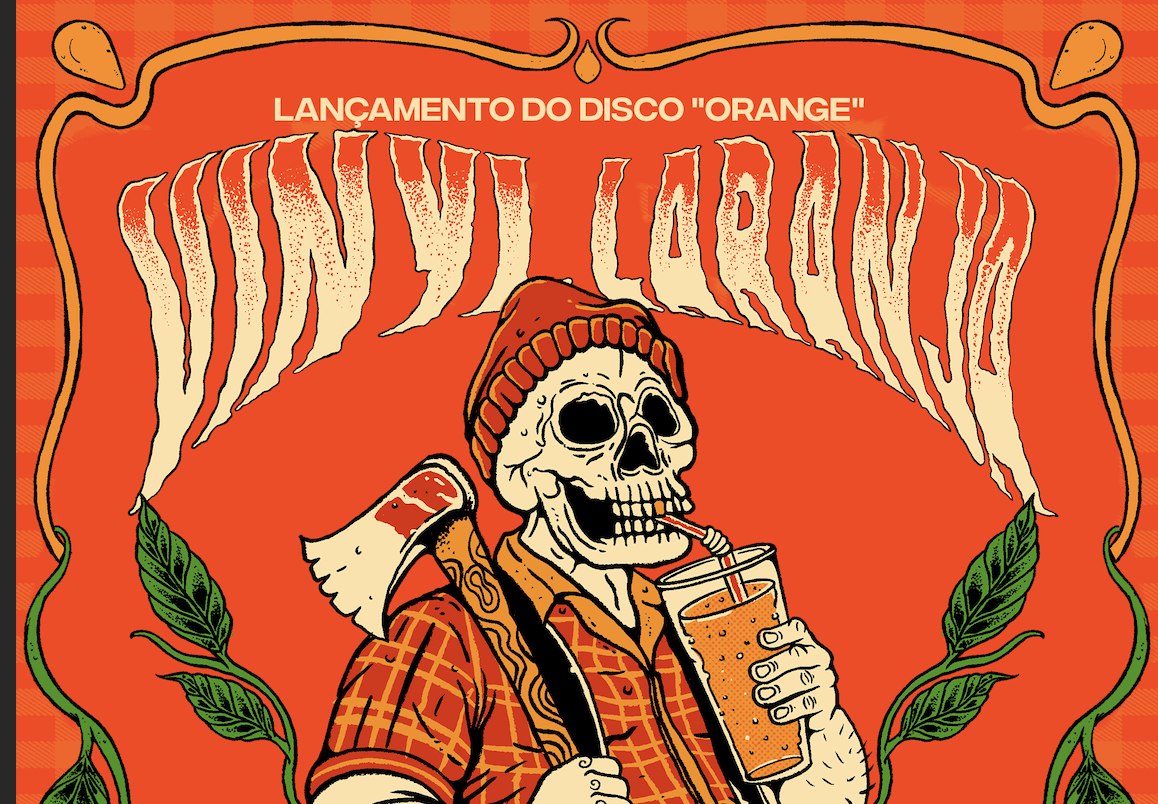 Vinyl Laranja - Lançamento do disco "Orange"